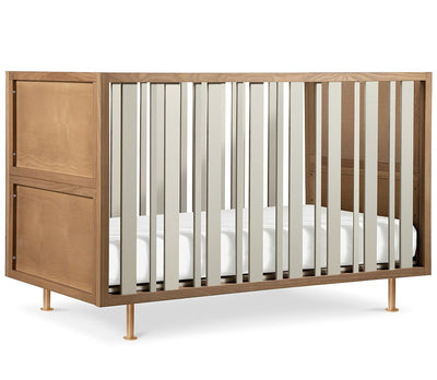 Nursery Works Novella Crib Stained Ash / Ivory