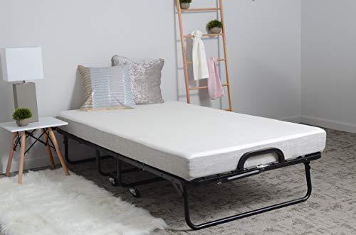 Milliard Diplomat Folding Bed – Cot Size with Luxurious Memory Foam Mattress and a Super Strong Sturdy Frame – 75” x 31