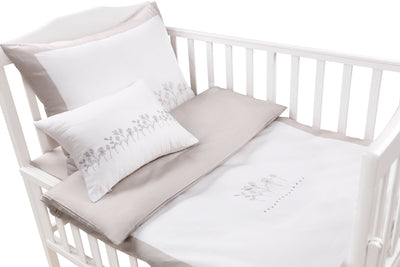 Mini Manilla Hotel Collection Baby Linen Set White/Grey