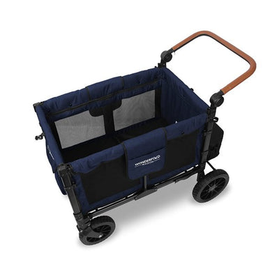 Wonderfold Wagon W4 Luxe Quad Stroller Wagon (4 Seater) - Navy