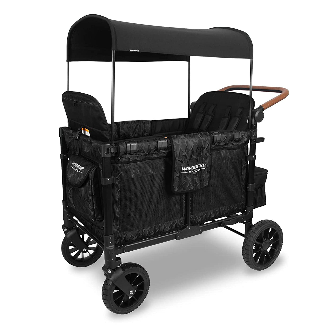 Wonderfold Wagon W4 Luxe Quad Stroller Wagon (4 Seater) - Black Camo