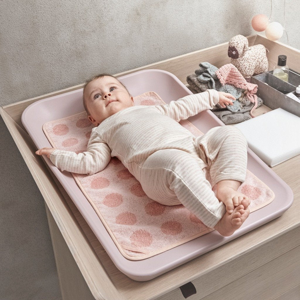 stokke change mat Leander Matty Changer, Pearl Grey