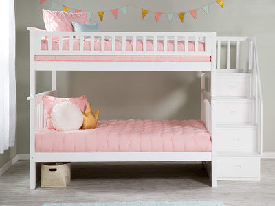 Atlantic Furniture Columbia Staircase Bunk Bed