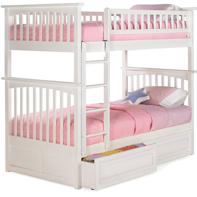 Atlantic Columbia Twin 39 Inch Bunk Bed