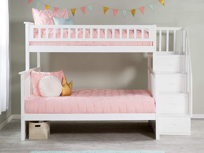 Atlantic Furniture Columbia Staircase Bunk Bed