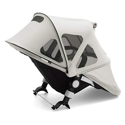 bugaboo cam 3 rain cover Bugaboo Fox/ Cameleon/ Lynx Breezy Sun Canopy, Misty Grey
