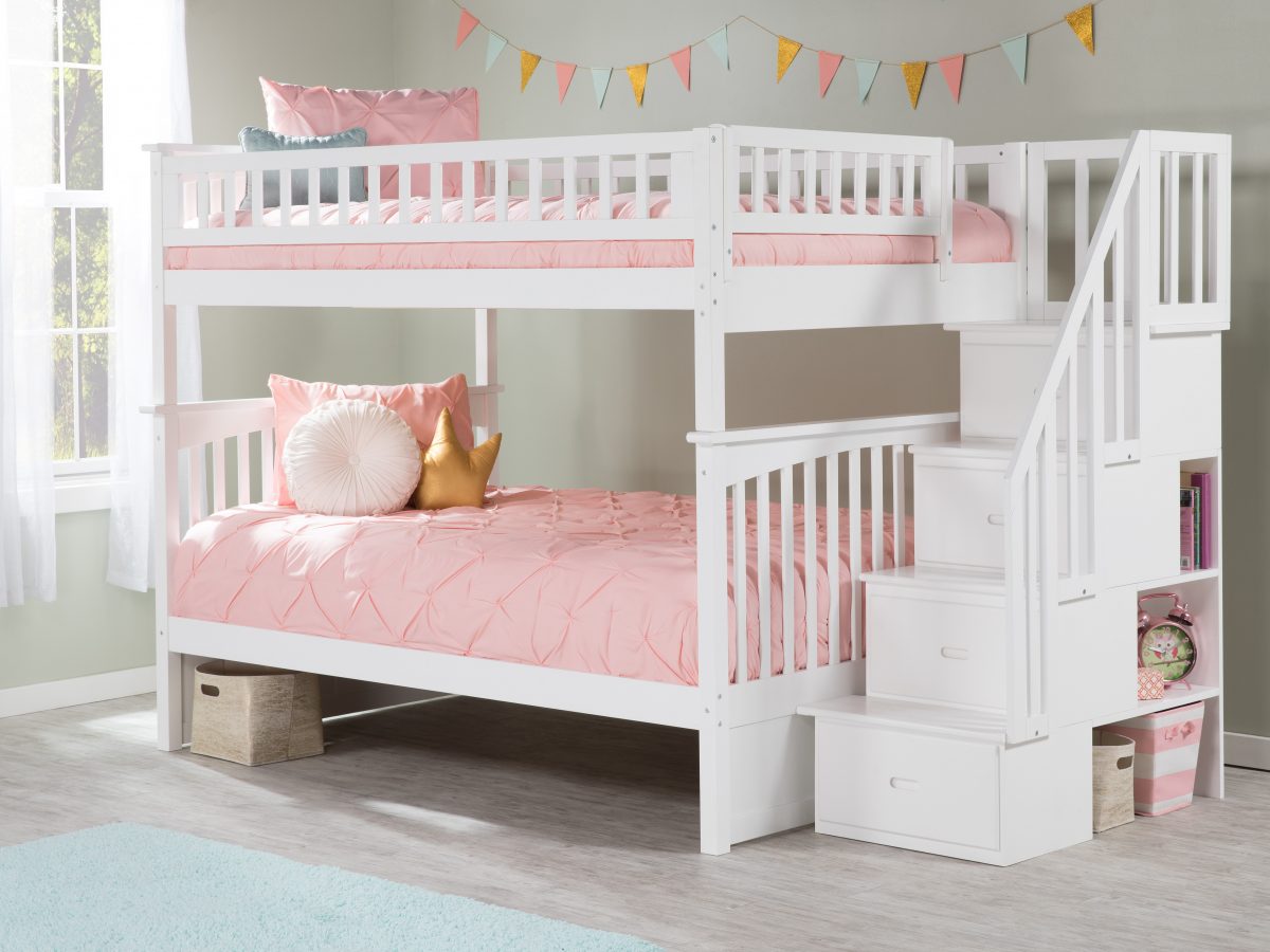 Atlantic Furniture Columbia Staircase Bunk Bed