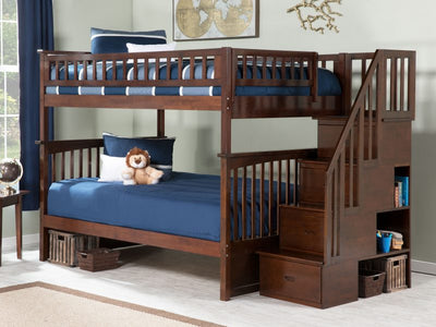 Atlantic Furniture Columbia Staircase Bunk Bed