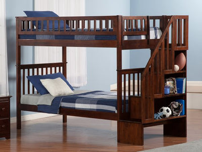 Atlantic Furniture Columbia Staircase Bunk Bed