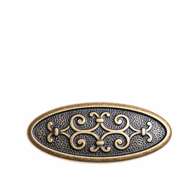 Romina Art Nouveau Oval / Brass