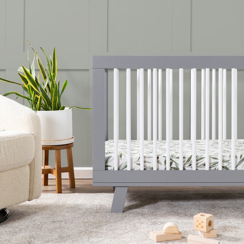 Hudson 3-in-1 Convertible Crib + Toddler Rail