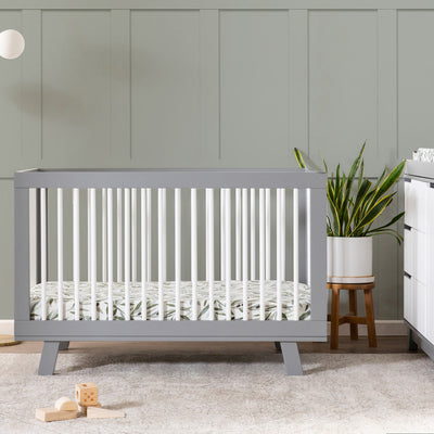 Hudson 3-in-1 Convertible Crib + Toddler Rail