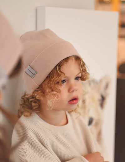 Blush Winter Knit Beanie