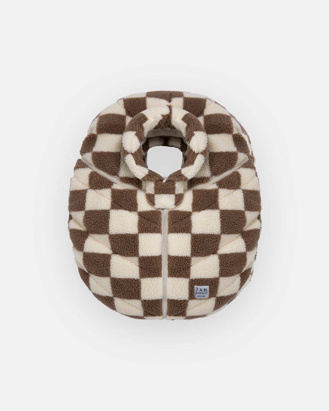 7AM Car Seat Cocoon Checker Berber 0-12M