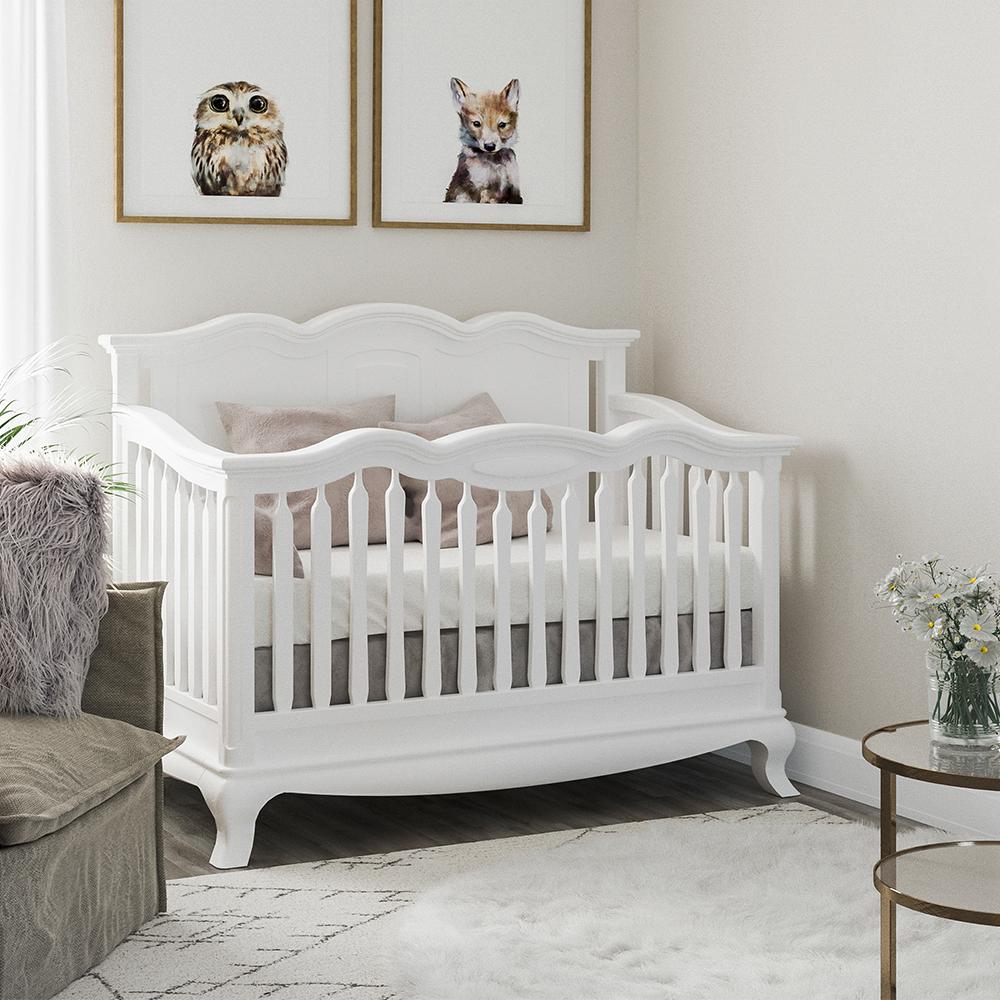 Romina Cleopatra Convertible Crib / Solid Back