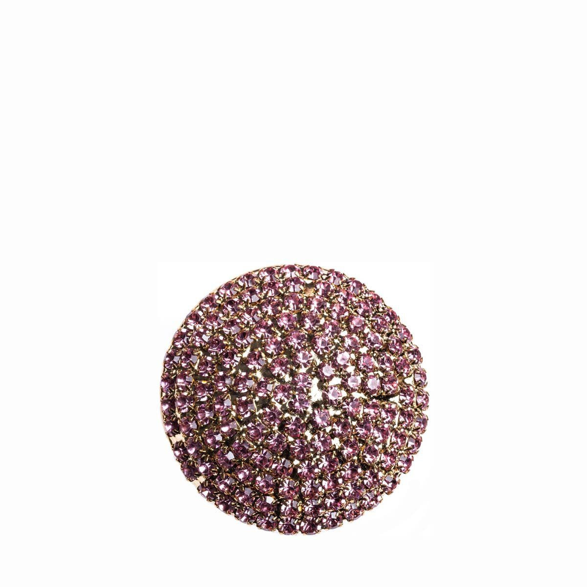 Romina Crystal Dome Gold / Pink