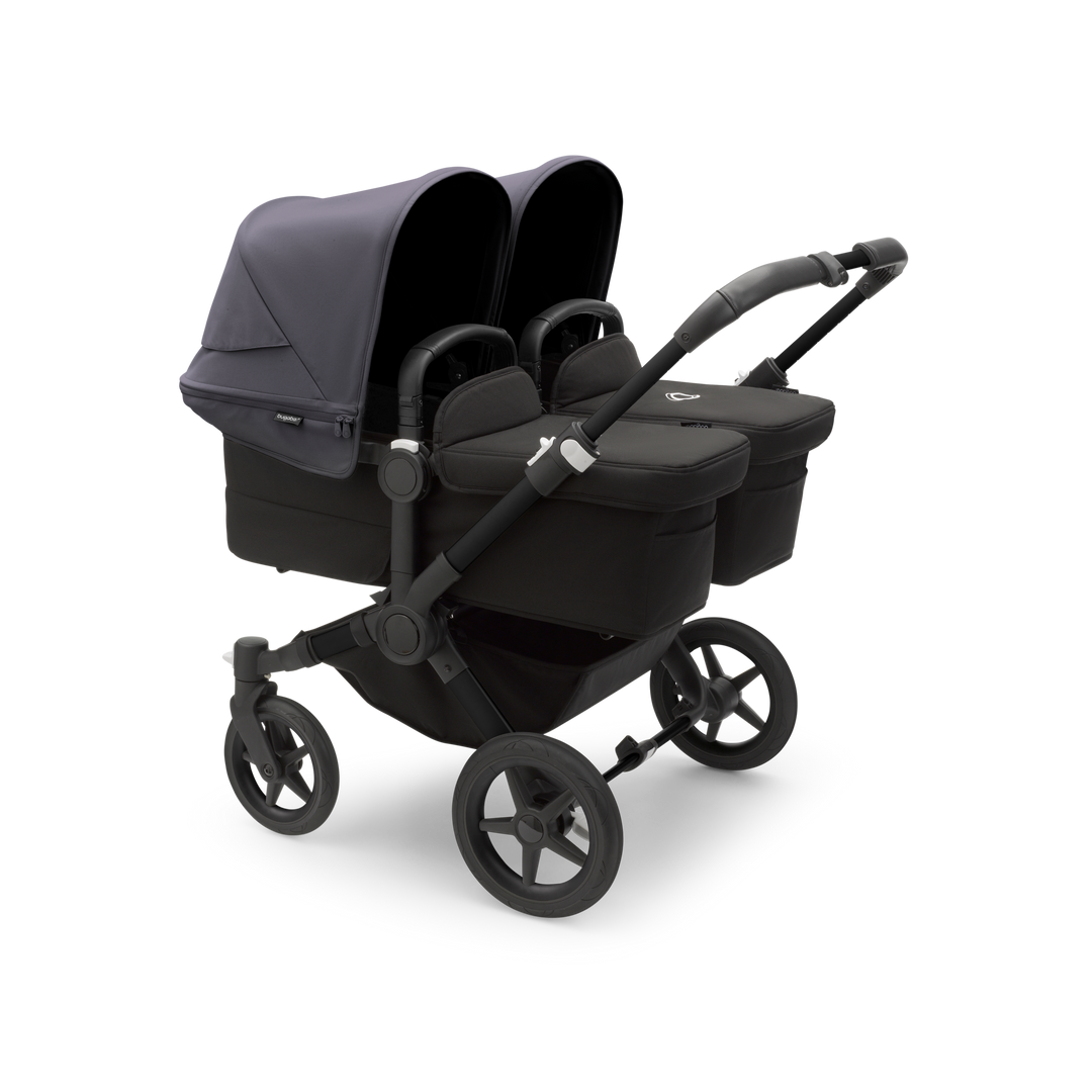 bugaboo donkey stormy blue Bugaboo Donkey 5 Twin carrycot and seat pushchair