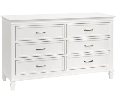 Darlington 6 Drawer Dresser in Warm White
