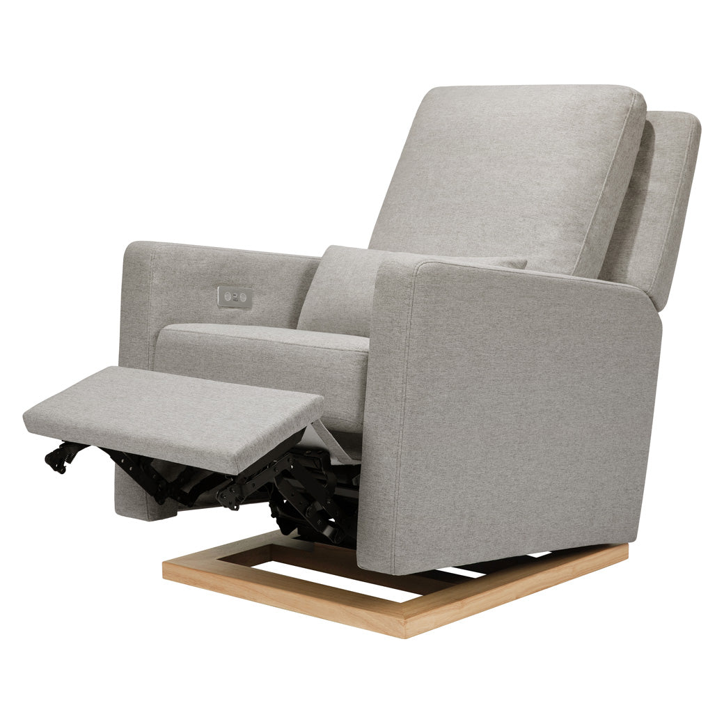 Babyletto Sigi Glider & Recliner  In Eco-Performance Fabric With USB Port