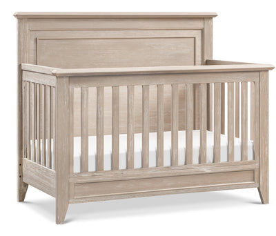 Beckett Rustic 4 in 1 Convertible Flat Top Crib in Sandbar