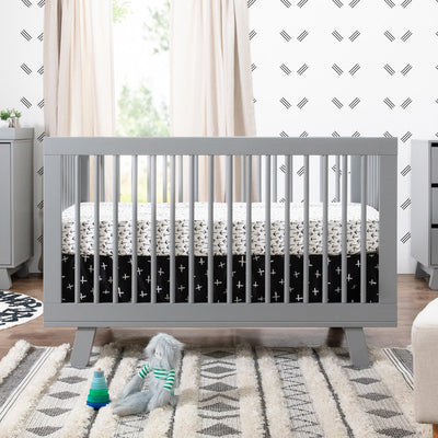 Hudson 3-in-1 Convertible Crib + Toddler Rail