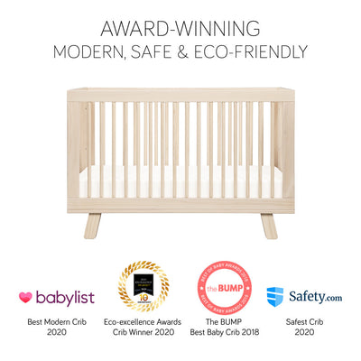 Hudson 3-in-1 Convertible Crib + Toddler Rail