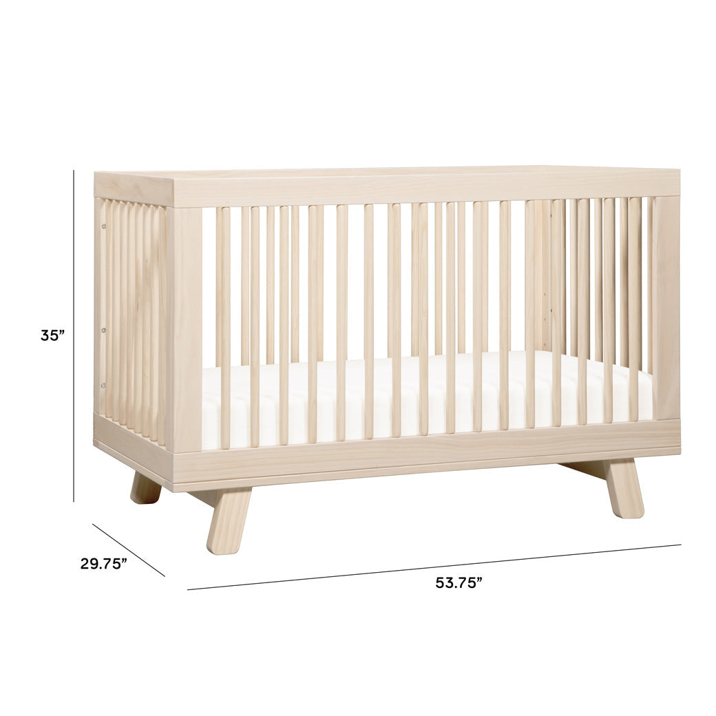 Hudson 3 in 1 Convertible Crib + Toddler Rail