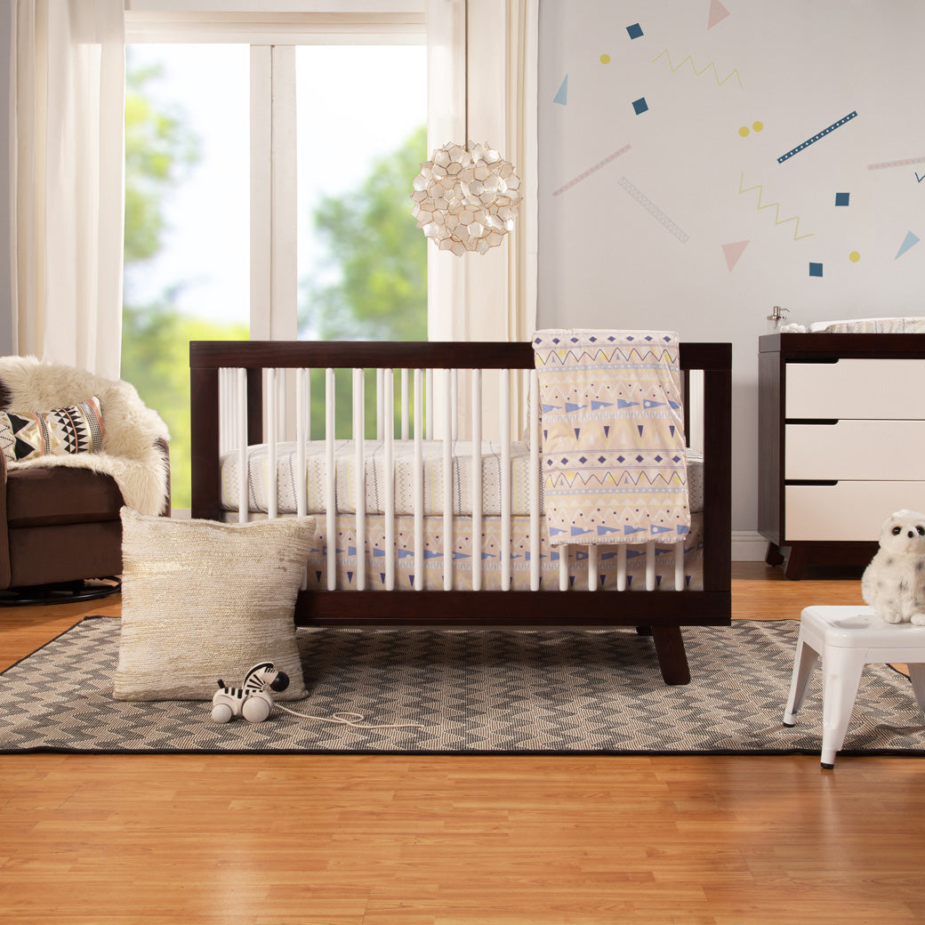 Hudson 3-in-1 Convertible Crib + Toddler Rail