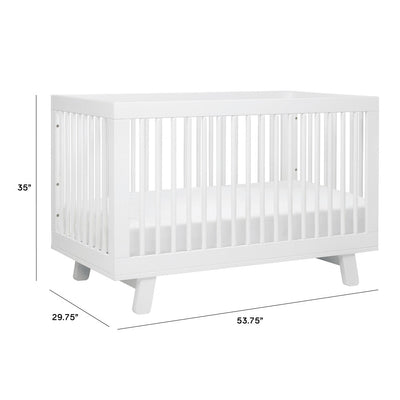 Hudson 3 in 1 Convertible Crib + Toddler Rail