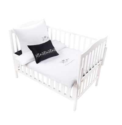 Mini Manilla Hotel Collection Baby Linen Set Black/White