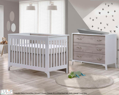 Tulip Metro Crib and Dresser Combo