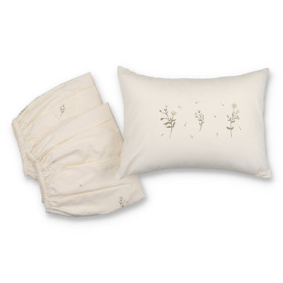 Mini Manilla Buttercup Floral 3pc Crib Set
