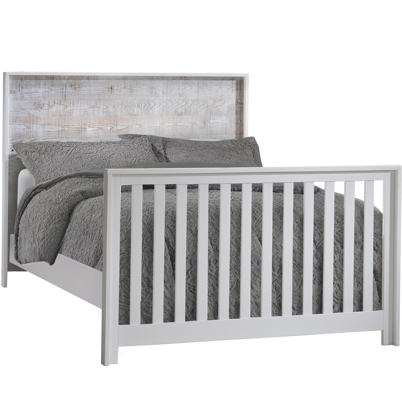 Nest Double Bed Conversion Rails in White