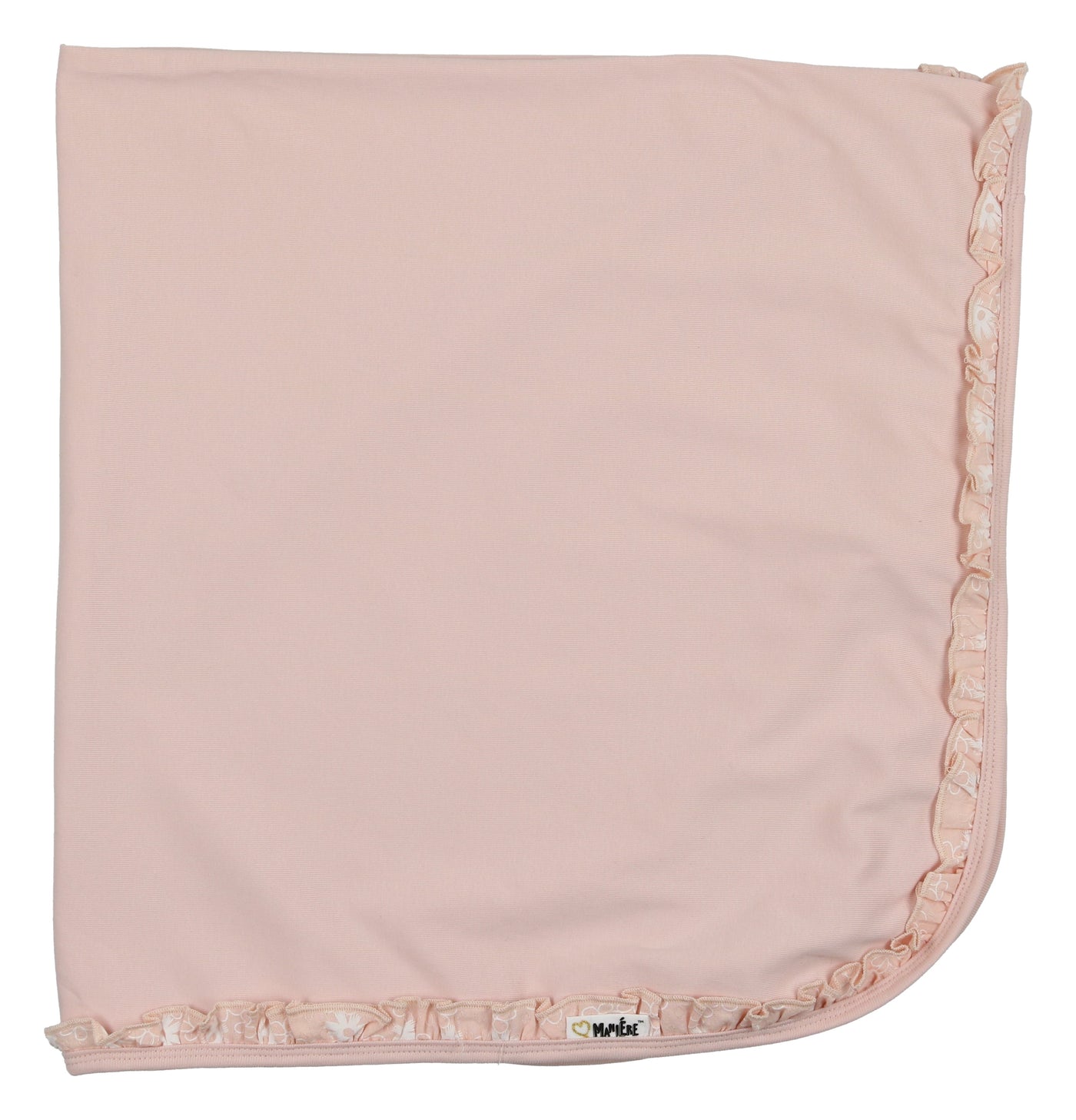 SS22 Shoulder Ruffle Blanket Pale Pink