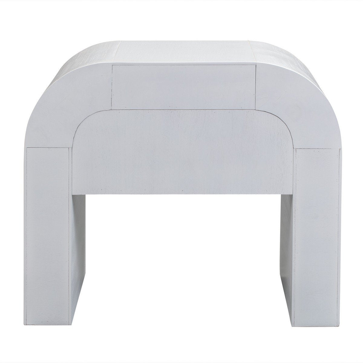 TOV Furniture Modern Hump White Nightstand TOVB44074