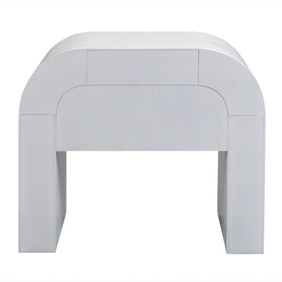 TOV Furniture Modern Hump White Nightstand TOVB44074