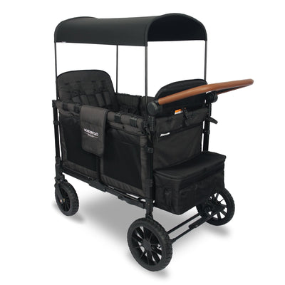 Wonderfold Wagon W4 Luxe Quad Stroller Wagon (4 Seater) - Black