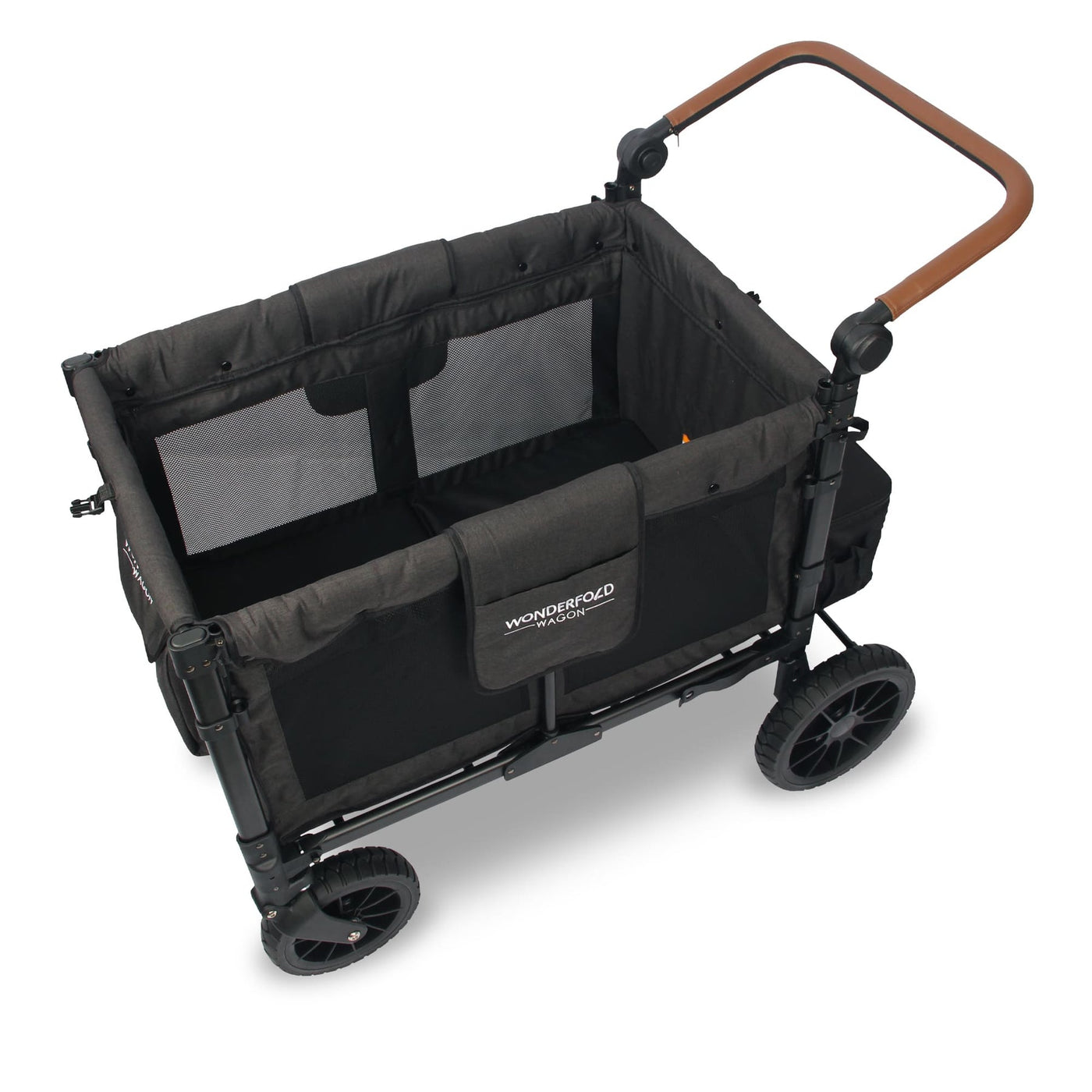 Wonderfold Wagon W4 Luxe Quad Stroller Wagon (4 Seater) - Black