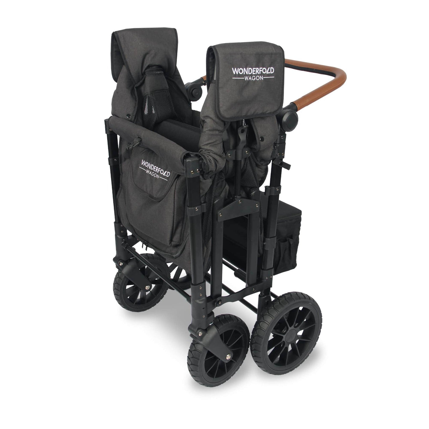 Wonderfold Wagon W4 Luxe Quad Stroller Wagon (4 Seater) - Black