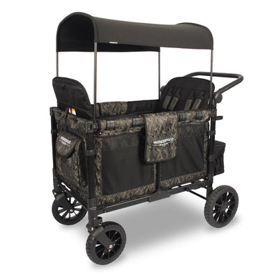 Wonderfold Wagon W4 Luxe Quad Stroller Wagon (4 Seater) - Shadow Green Camo