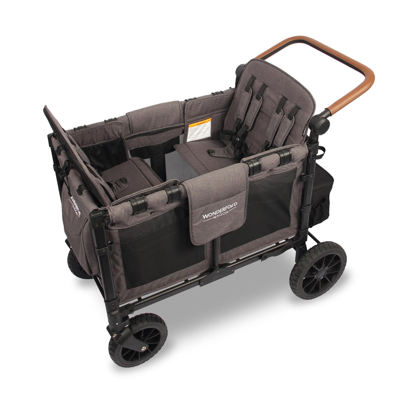 Wonderfold Wagon W4 Luxe Quad Stroller Wagon (4 Seater) - Grey