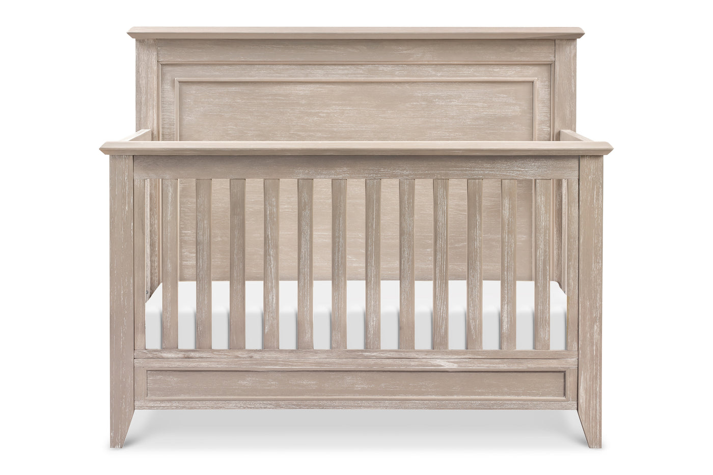 Beckett Rustic 4 in 1 Convertible Flat Top Crib in Sandbar