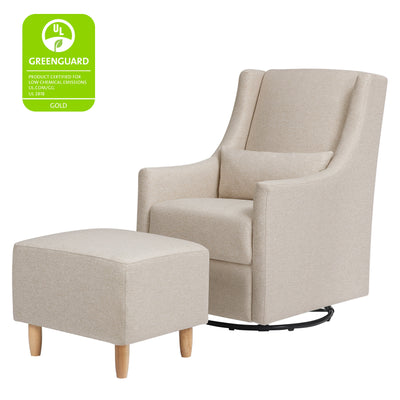 Babyletto Toco Swivel Glider and Ottoman - Performance Fabric