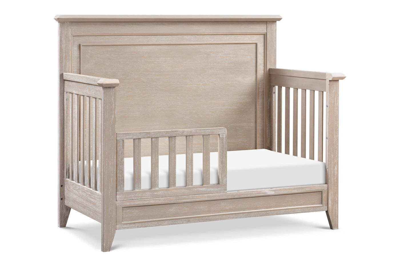 Beckett Rustic 4 in 1 Convertible Flat Top Crib in Sandbar