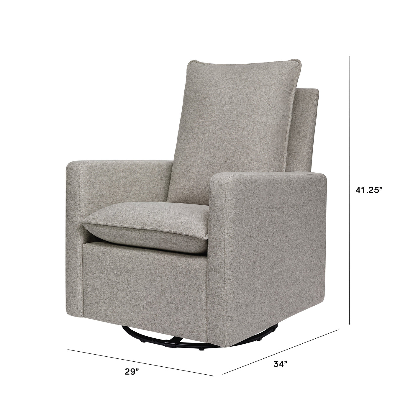 Babyletto Cali Pillowback Swivel Glider