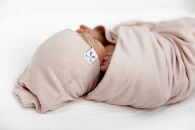 Jacqueline & Jac Blush Beanie & Blanket Set