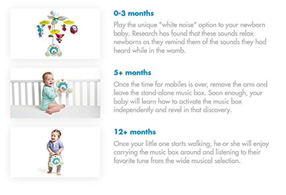 Tiny Love Meadow Days Soothe 'n Groove Baby Mobile