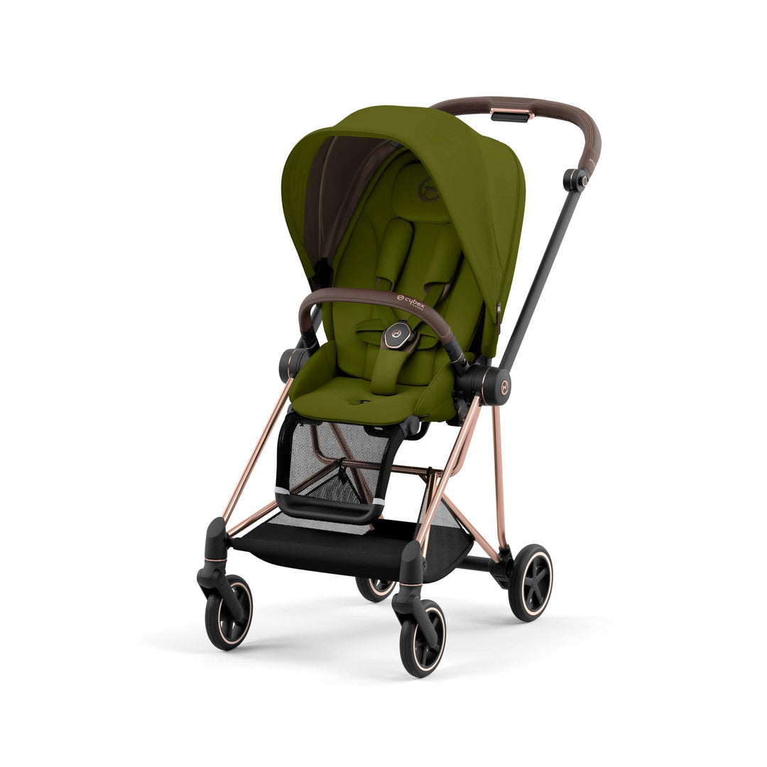 cybex mios mustard yellow Cybex Mios 3 Rose Gold Compact Stroller in Khaki Green