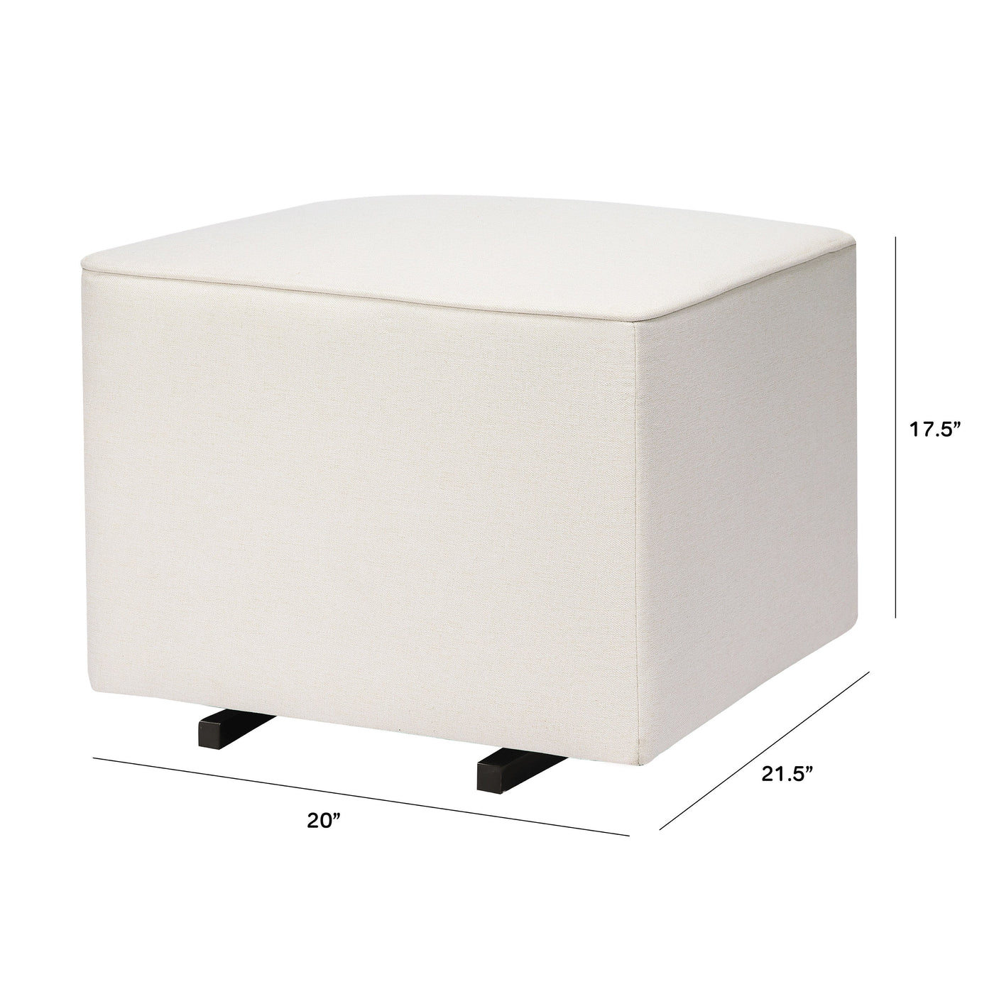 Babyletto Kiwi Gliding Ottoman - Performance Fabric