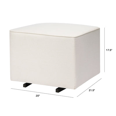 Babyletto Kiwi Gliding Ottoman - Performance Fabric